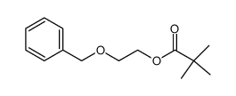 2-benzyloxyethyl 2,2-dimethylpropionate结构式