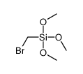 bromomethyl(trimethoxy)silane Structure