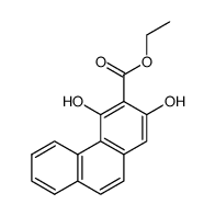 ethyl 2,4-dihydroxyphenanthrene-3-carboxylate结构式