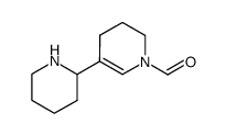 3,4-Dihydro-5-(piperidin-2-yl)-1(2H)-pyridinecarbaldehyde结构式