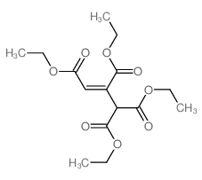 1,1,2,3-tetraethyl (Z)-prop-2-ene-1,1,2,3-tetracarboxylate结构式