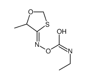 [(Z)-(5-methyl-1,3-oxathiolan-4-ylidene)amino] N-ethylcarbamate Structure