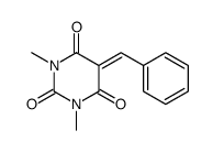 5-benzylidene-1,3-dimethyl-1,3-diazinane-2,4,6-trione结构式