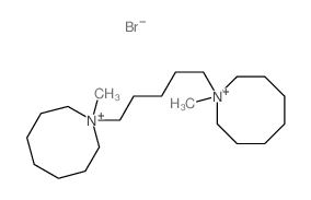 Azocinium,1,1'-(1,5-pentanediyl)bis[octahydro-1-methyl-, dibromide (9CI)结构式