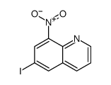 6-碘-8-硝基喹啉结构式