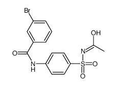 N-[4-(acetylsulfamoyl)phenyl]-3-bromobenzamide Structure