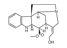 Methyl (19E)-18-hydroxy-19,20-didehydro-17-curanoate结构式