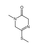 2(1H)-Pyrazinone,3,6-dihydro-1-methyl-5-(methylthio)-(9CI) Structure