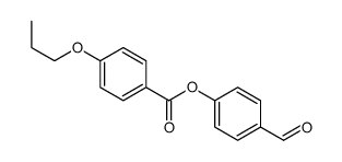 (4-formylphenyl) 4-propoxybenzoate结构式