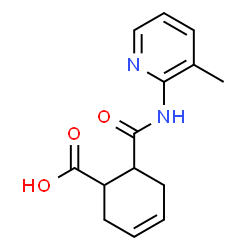 3-Cyclohexene-1-carboxylicacid,6-[[(3-methyl-2-pyridinyl)amino]carbonyl]-结构式