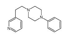 1-phenyl-4-(2-pyridin-3-ylethyl)piperazine Structure