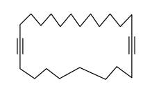 1,11-cyclotetracosadiyne Structure