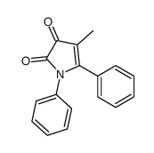 4-methyl-1,5-diphenylpyrrole-2,3-dione结构式