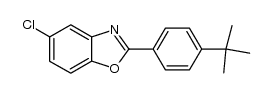 5-chloro-2-[p-t-butylphenyl]benzoxazole结构式