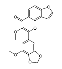 3'-methoxypongapin Structure