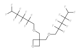 Oxetane,3,3-bis[[(2,2,3,3,4,4,5,5-octafluoropentyl)oxy]methyl]- structure