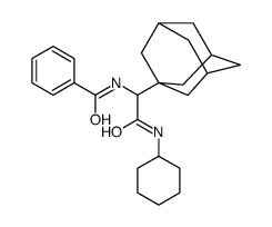 N-[1-(1-adamantyl)-2-(cyclohexylamino)-2-oxoethyl]benzamide Structure