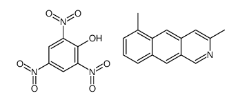 3,6-dimethylbenzo[g]isoquinoline,2,4,6-trinitrophenol Structure