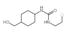 1-(2-chloroethyl)-3-[4-(hydroxymethyl)cyclohexyl]urea structure