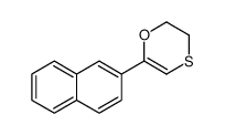 6-naphthalen-2-yl-2,3-dihydro-1,4-oxathiine Structure