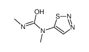 1,3-dimethyl-1-(thiadiazol-5-yl)urea结构式
