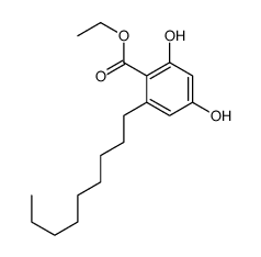 ethyl 2,4-dihydroxy-6-nonylbenzoate Structure