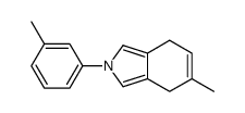 5-methyl-2-(3-methylphenyl)-4,7-dihydroisoindole Structure