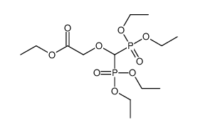 ethyl 2-[bis(diethoxyphosphoryl)methoxy]acetate结构式