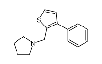 1-[(3-phenylthiophen-2-yl)methyl]pyrrolidine Structure