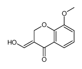 3-(hydroxymethylidene)-8-methoxychromen-4-one结构式