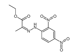 2-((Z)-2,4-dinitro-phenylhydrazono)-propionic acid ethyl ester Structure