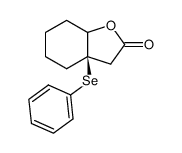 (3aR)-3a-(phenylselanyl)hexahydrobenzofuran-2(3H)-one结构式