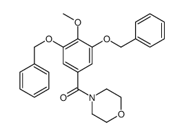 4-[3,5-Di(benzyloxy)-4-methoxybenzoyl]morpholine structure