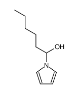 1-(1H-pyrrol-1-yl)hexan-1-ol结构式