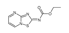 ethyl 2H-[1,2,4]thiadiazolo[2,3-a]pyrimidin-2-ylidenecarbamate结构式