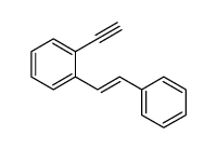 1-ethynyl-2-(2-phenylethenyl)benzene结构式