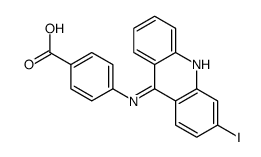 4-[(3-iodoacridin-9-yl)amino]benzoic acid Structure
