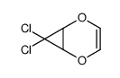 7,7-dichloro-2,5-dioxabicyclo[4.1.0]hept-3-ene结构式