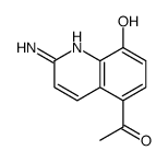 1-(2-amino-8-hydroxyquinolin-5-yl)ethanone结构式