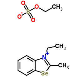 ethyl 3-ethyl-2-methylbenzoselenazolium sulphate picture