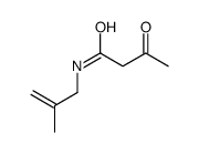 N-(2-methylprop-2-enyl)-3-oxobutanamide Structure