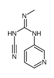 1-cyano-2-methyl-3-pyridin-3-ylguanidine结构式