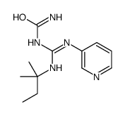 [N'-(2-methylbutan-2-yl)-N-pyridin-3-ylcarbamimidoyl]urea Structure