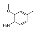 Benzenamine,2-methoxy-3,4-dimethyl- Structure