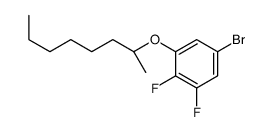 5-bromo-1,2-difluoro-3-[(2R)-octan-2-yl]oxybenzene结构式