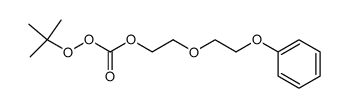 OO-tert-butyl phenoxyethoxyethyl monoperoxycarbonate结构式