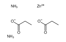 diamminebis(propanoato-O)zinc structure