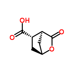 (1S,4S,5S)-3-Oxo-2-oxabicyclo[2.2.1]heptane-5-carboxylic acid Structure