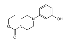 ethyl 4-(3-hydroxyphenyl)piperazine-1-carboxylate结构式