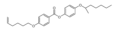 [4-[(2R)-heptan-2-yl]oxyphenyl] 4-hex-5-enoxybenzoate Structure